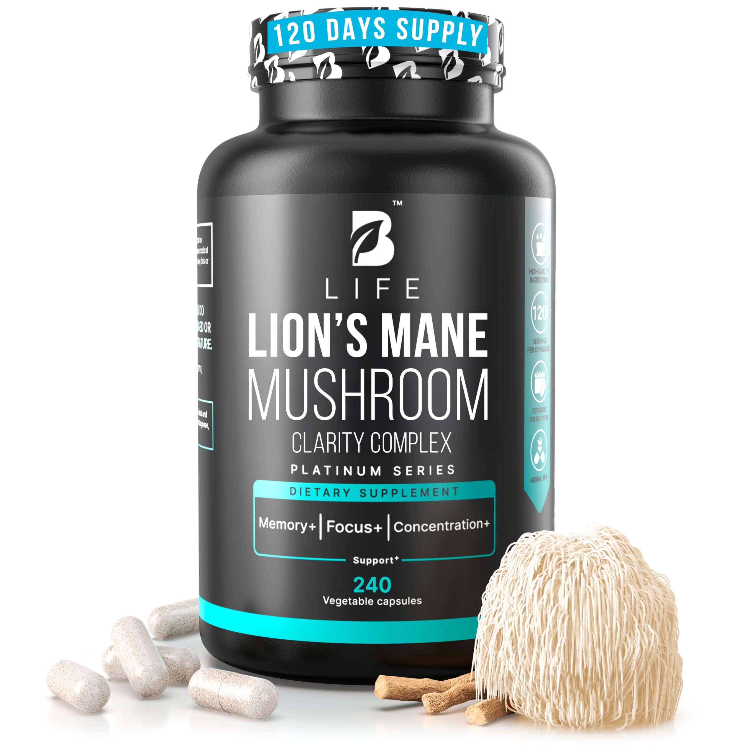 Amazon.com: Lion's Mane Mushroom Capsules – Memory, Focus